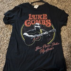 Black Graphic T-Shirt Luke Combs Shirt